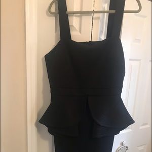 Eloquii Black peplum Dress